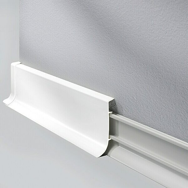 LOGOCLIC Zaključna letev KSL (250 cm x 18,5 mm x 60 mm, Bele barve)