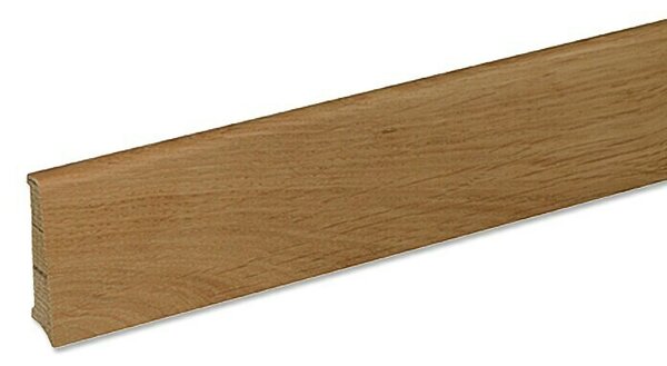 Zaključna letev (240 cm x 12 mm x 60 mm, Hrast, Lakirana površina)