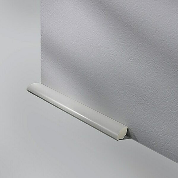 LOGOCLIC Četrtinska palica svetlo siva (250 cm x 14 mm x 14 mm)