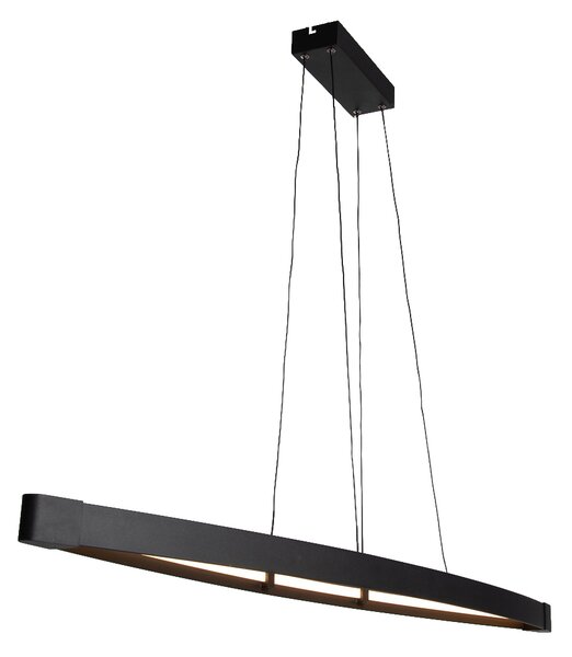 Moderne hanglamp zwart 119 cm dimbaar - Dasha