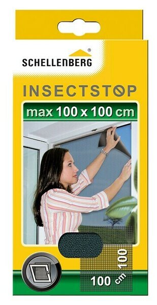 Schellenberg Insect Stop Mreža za zaščito pred žuželkami (Š x V: 100 x 100 cm, Barva mreže: Črna)