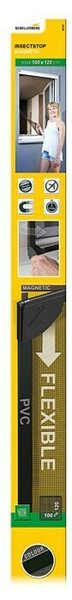 Schellenberg Insect Stop Zaščita proti mrčesu za okna (Š x V: 100 x 120 cm, Pritrditev z magnetom, Barva okvirja: Antracit)