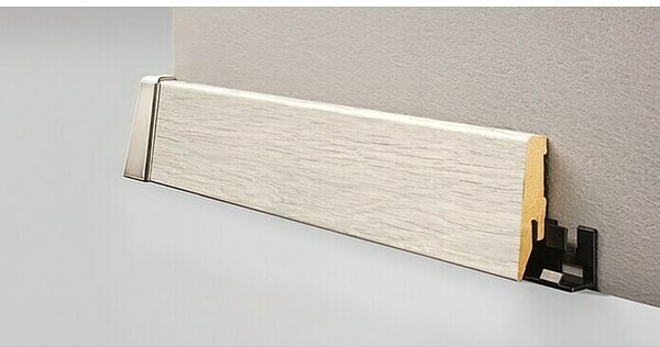 LOGOCLIC Zaključna letev K40 C hrast Weiß (260 cm x 19 mm x 40 mm, MDF)