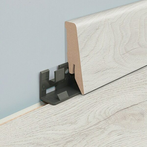 MyStyle Zaključna letev K58 C hrast Lilywhite/Misty Plains (260 cm x 18 mm x 58 mm, MDF)
