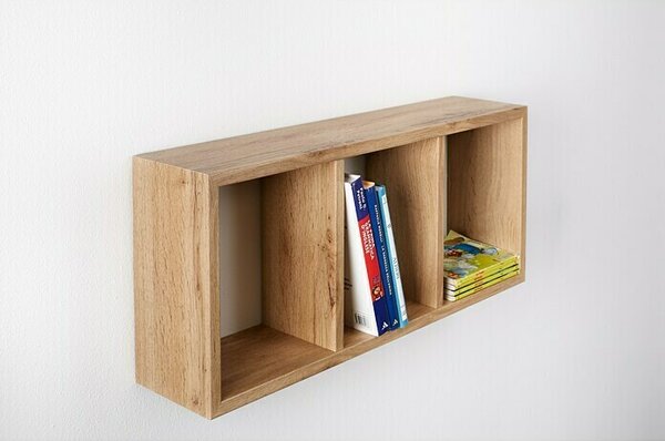 Format Stenski regal Triade (Do x Š x V: 70 x 15 x 30 cm, Hrast)