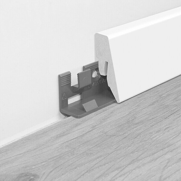 LOGOCLIC Zaključna letev K40 C bela (260 cm x 12 mm x 40 mm, MDF)