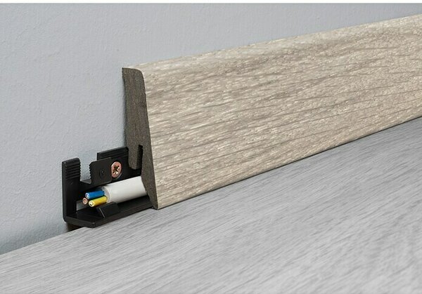 LOGOCLIC Aquaprotect Zaključna letev K58 hrast Nature (260 cm x 18 mm x 58 mm, MDF/HDF)