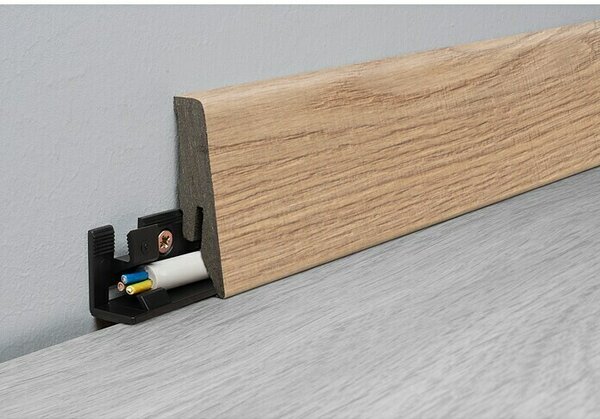 LOGOCLIC Aquaprotect Zaključna letev K58 hrast Soft (260 cm x 18 mm x 58 mm, MDF/HDF)