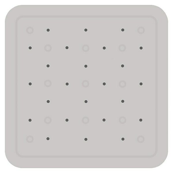 Diaqua Protizdrsna preproga Smoothie (54,5 x 54,5 cm, PVC, Sive barve)