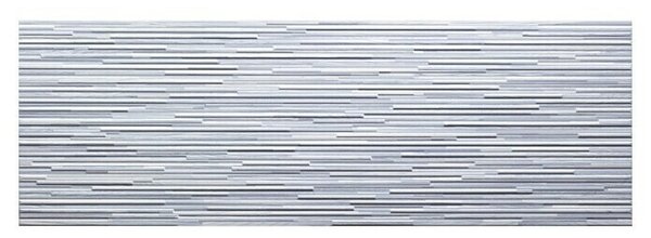 Stenska ploščica Layers Dekor (30 x 90 cm, Sive barve, Mat)