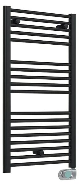 Sanotechnik Električni kopalniški radiator Innsbruck (Š x V: 48 x 92 cm, Črne barve)