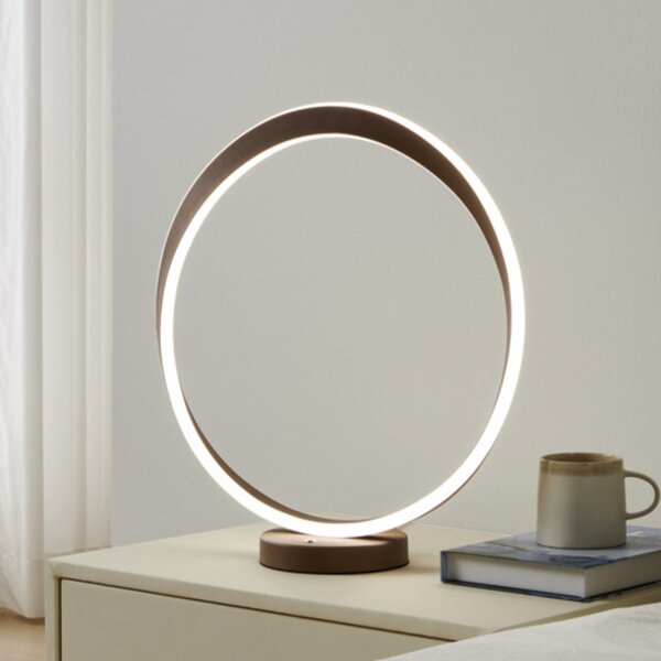 EGLO LED namizna svetilka CAMEROTA, bronasta, višina 44 cm, CCT, z možnostjo, zatemnjen, Bronasta / starinska medenina, Dnevna soba / jedilnica, Aluminij