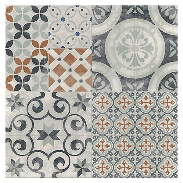 Cersanit Granitogresne ploščice Patchwork Two (Keramika, 42 x 42 cm, Mat)