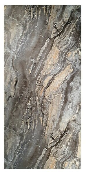 Panelna plošča Arebescato Grigio (Do x V: 122 x 260 cm, PVC)