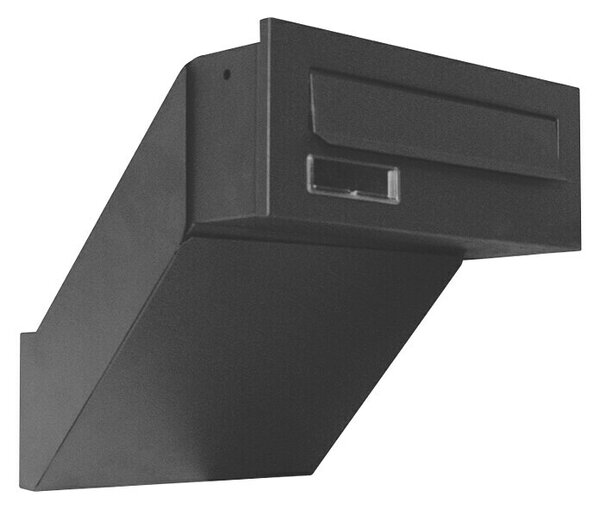 Prehodni poštni nabiralnik Wall (Do x Š x V: 45 x 37,5 x 11 cm, Jeklo)
