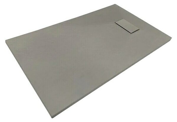 Sanotechnik Tuš kad SMC (Do x Š: 100 x 80 cm, Poliester, Siva)
