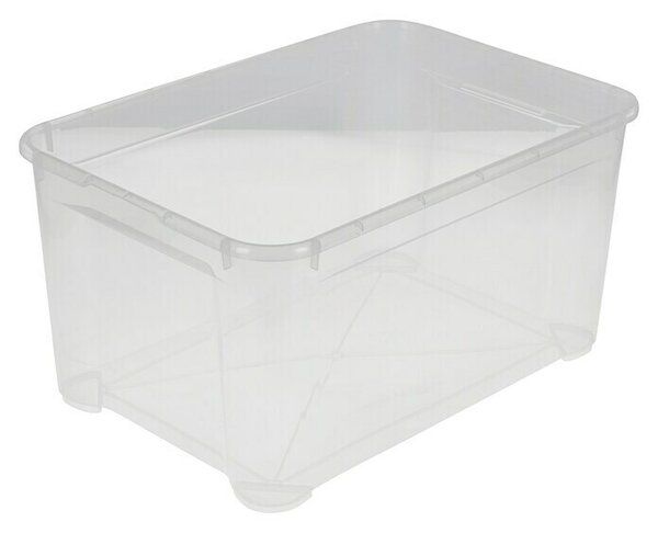Regalux Zaboj za shranjevanje Clear-Box (Do x Š x V: 54,8 x 38,4 x 28,3 cm, 47 l, Prozorna)