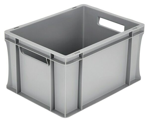 BAUHAUS Euro škatla (Do x Š x V: 40 x 30 x 22 cm, 21 l, Sive barve)