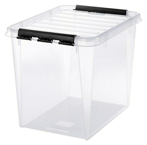 SmartStore Zaboj za shranjevanje Classic 50 (Do x Š x V: 50 x 39 x 41 cm, Plastika, Prozorna)