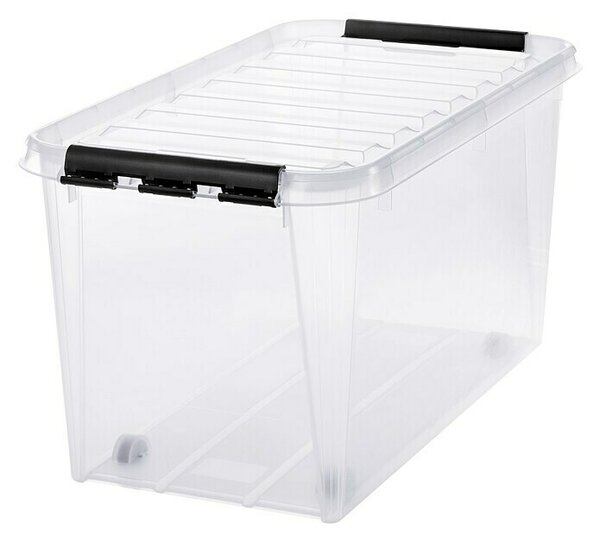 SmartStore Zaboj za shranjevanje Classic 70 (Do x Š x V: 72 x 40 x 39 cm, Plastika, Prozorna)