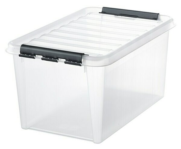 SmartStore Zaboj za shranjevanje Classic (Do x Š x V: 60 x 40 x 31 cm, Plastika, Prozorna)