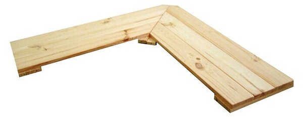 Regalux Regalsystem Heavy Kotna tla (Š x G: 82,2 x 28,2 cm, Les)