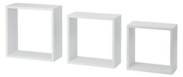 Dolle Set stenskih polic Frame (Nosilnost: 5 kg, Bele barve)