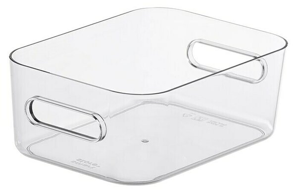 SmartStore Zaboj za shranjevanje Compact (Do x Š x V: 20 x 14 x 7,5 cm, Plastika, Prozorna)