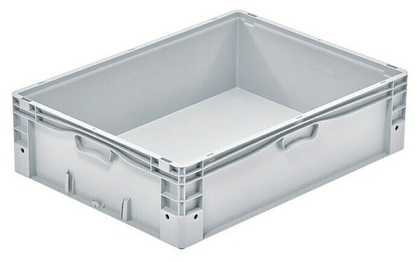 Surplus Systems Euro škatla (Do x Š x V: 80 x 60 x 22 cm, Plastika, Sive barve)