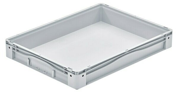 Surplus Systems Euro škatla (Do x Š x V: 80 x 60 x 12 cm, Plastika, Sive barve)