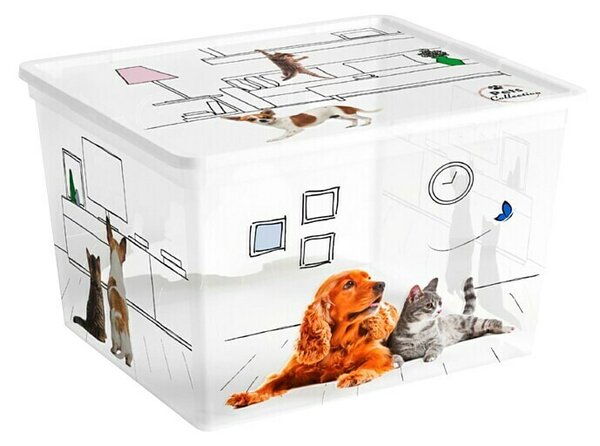 Keter Zaboj za shranjevanje Pets Collection (Do x Š x V: 40 x 34 x 25 mm, Plastika)