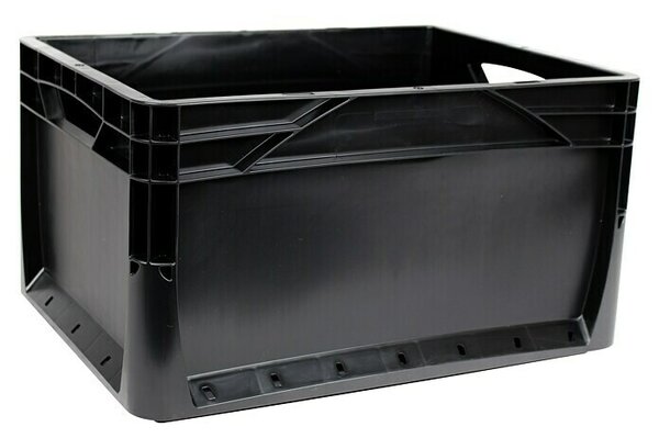 Surplus Systems Euro škatla Eurobox (Do x Š x V: 40 x 30 x 22 cm, Plastika, Črne barve)
