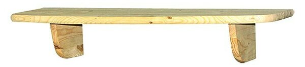 Regalux Stenski regal (Do x Š: 16,7 x 60 cm, Bor)