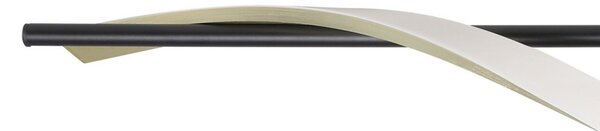 EGLO LED-stropna svetilka CONAPRATO, črna/medenina, 115 cm, CCT, Črna, Dnevna soba / jedilnica, Kovina