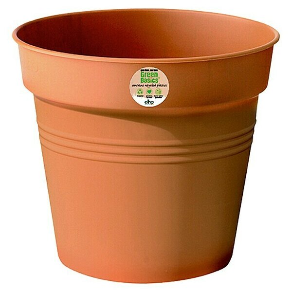 Elho Green Basics Cvetlični lonec (Maksimalni zunanji premer: 11 cm, Plastika, Rdeče barve)