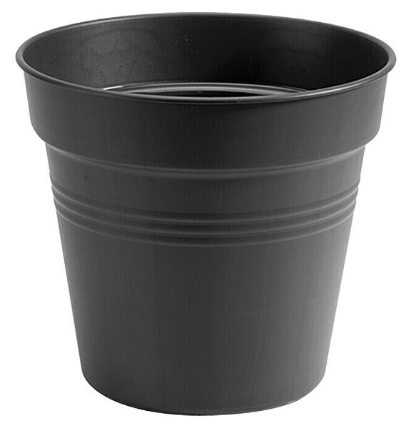 Elho Green Basics Cvetlični lonec (Maksimalni zunanji premer: 11 cm, Plastika, Črne barve)