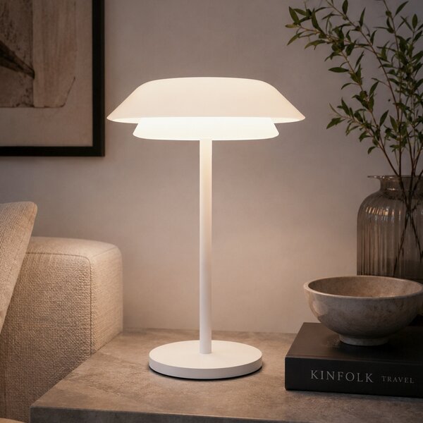 EGLO connect pametna LED namizna svetilka ARROYO-Z, bela, 34 cm, zatemnjen, Bela, Dnevna soba / jedilnica, Kovina