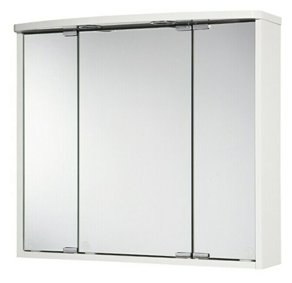 Jokey LED omarica z ogledalom Lumo (Š x V: 67,5 x 60 cm, Les, Bela)