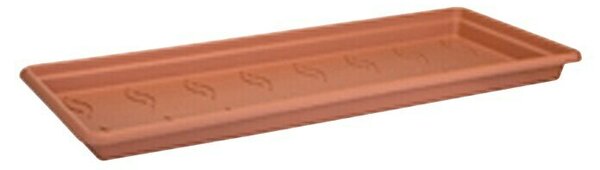 Elho Green Basics Podstavek za korito Garden XXL (Zunanje dimenzije (Do x Š x V): 60 x 26 x 5 cm, Plastika, Rdeče barve)