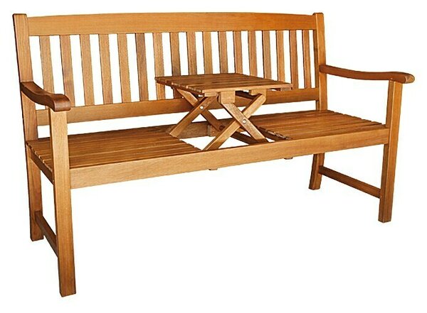 Sunfun Diana Vrtna klop (Š x G x V: 150 x 64 x 92,5 cm, Akacijev les, Rjave barve)