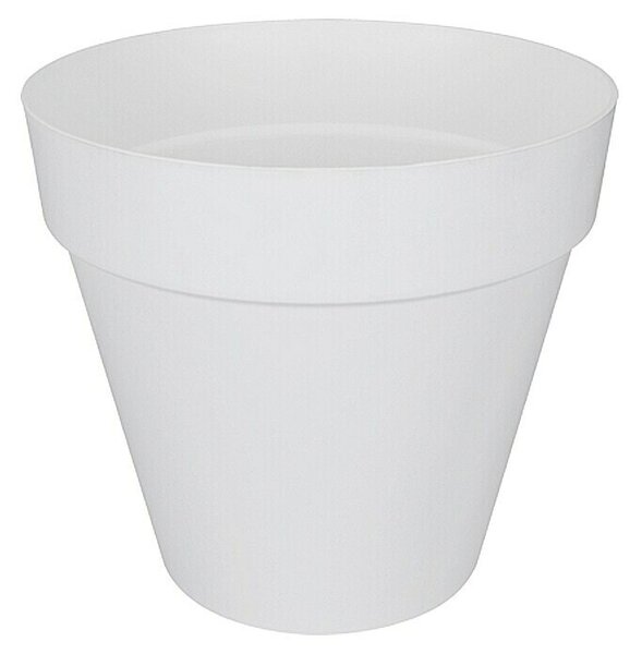 Elho Loft Urban Cvetlični lonec (Zunanje dimenzije (Ø x V): 29 x 26 cm, Plastika, Bele barve)
