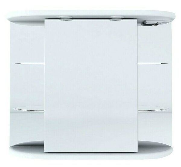 Baden Haus LED omarica z ogledalom (Š x V: 88 x 65,5 cm, Les, Bela)
