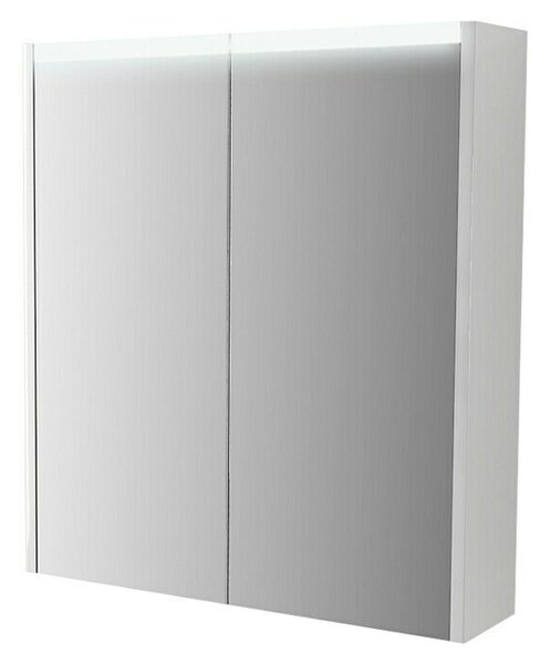 Baden Haus LED omarica z ogledalom (Š x V: 60 x 67 cm, Les, Bela)