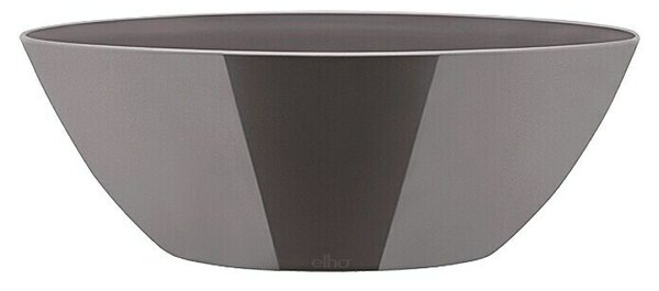 Elho Brussels Diamond Okrogel lonec za rastline Oval (Zunanje dimenzije (Do x Š x V): 36 x 17 x 13 cm, Plastika, Biserna, Sijaj)