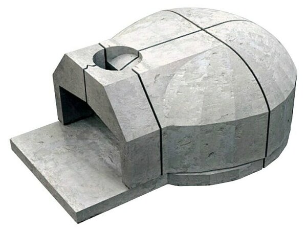 Krušna peč Family (Kalcijev aluminatni cement , Š x Do: 96 x 130 cm)