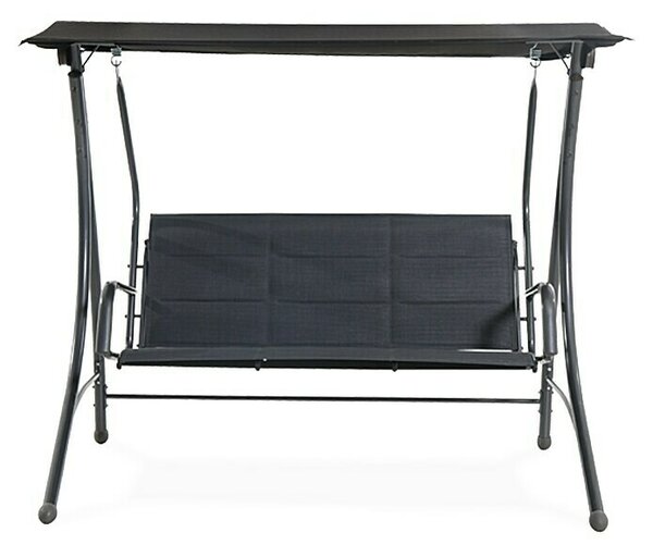 Sunfun Maja Hollywood gugalnica oblazinjena (Do x Š x V: 186 x 123 x 167 cm, Jeklo, Antracit)