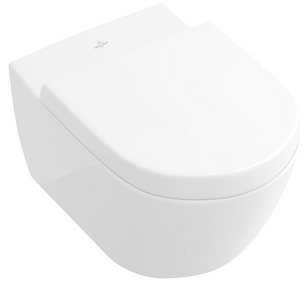 Villeroy & Boch Subway 2.0 Set za stenski WC (Izpiranje brez roba, Brez posebne glazure, Oblika splakovanja: Globok, WC odtok: Vodoravno, Bele barve)