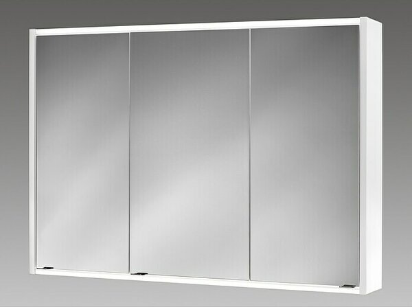 Jokey LED omarica z ogledalom Batu (Š x V: 100 x 70,8 cm, Les, Bela)