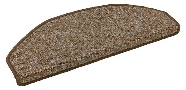 Astra Preproga za stopnico Fox (28 x 65 cm, 100 % Polipropilen, Rjave barve)