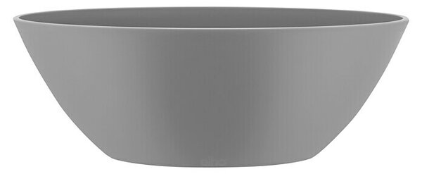 Elho Brussels Okrogel lonec za rastline Oval (Zunanje dimenzije (Do x Š x V): 36 x 16,2 x 13 cm, Plastika, Antracitne barve)